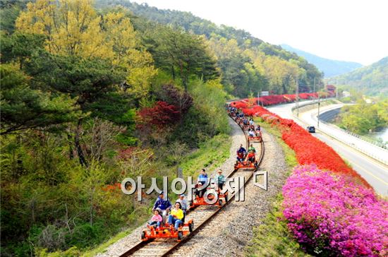 곡성 섬진강기차마을 레일바이크