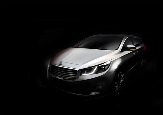 [포토]기아차, 카니발 렌더링 이미지 최초 공개