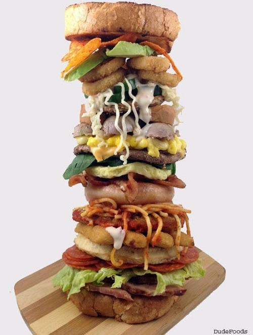 28층 샌드위치, A~Z 알파벳 순서로 쌓아 ‘뭐부터 먹지?’