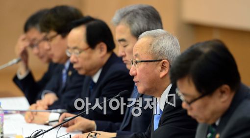 [포토]회의 주재하는 현오석 부총리