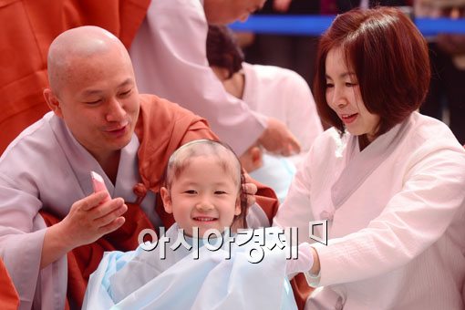 [포토]동자승의 미소 