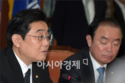 [포토]발언하는 전병헌 원내대표