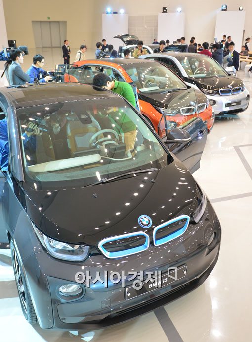 [포토]이게 바로 프리미엄 전기자동차  'BMW i3'