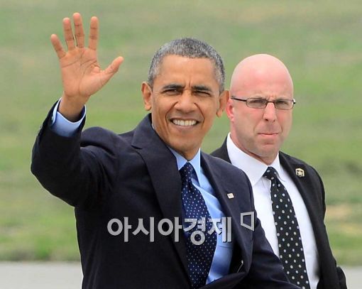 [포토]오바마 미 대통령, '굿바이 대한민국'