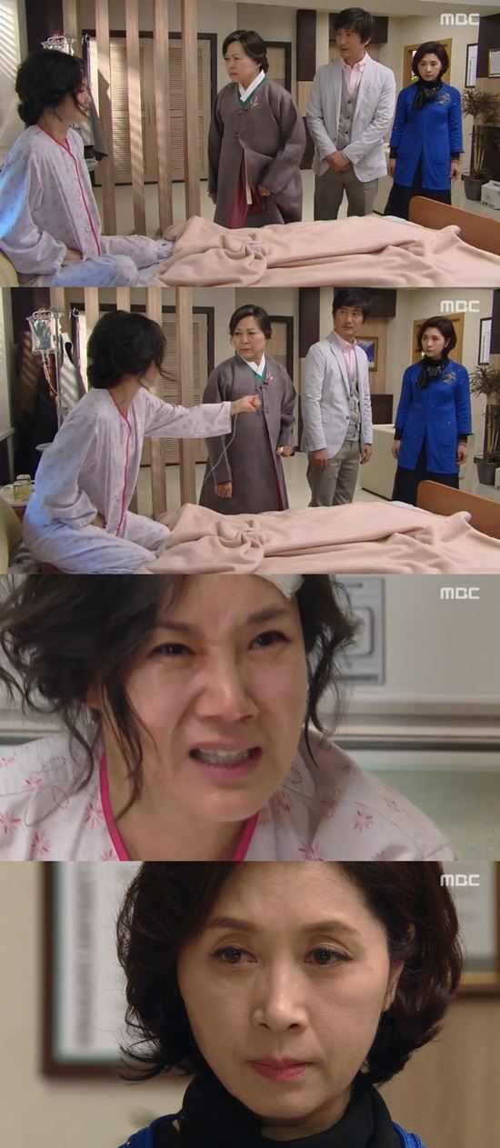 배우 김혜옥이 MBC '왔다! 장보리'에서 양미경의 교통사고를 모른 척 했다. /사진은 방송 캡처.