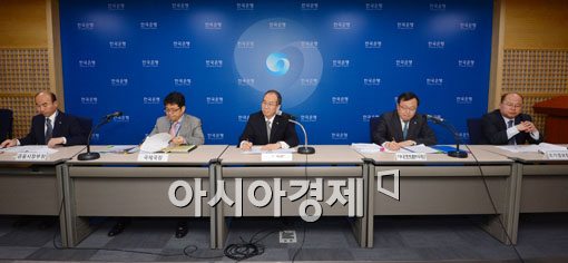 [포토]한국은행, 금융안정보고서 기자설명회 개최