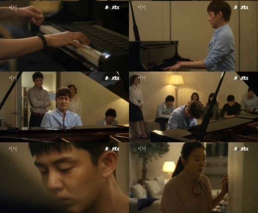 JTBC '밀회'에 출연중인 피아니스트 신지호가 유아인과 피아노 연주 대결을 벌였다. /사진은 방송 캡처