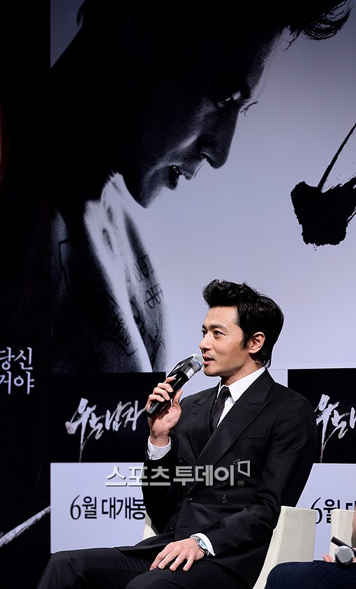 '우는 남자' 장동건 "원빈과 '우는 아저씨' 3부작 어떠냐"