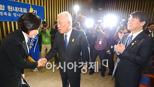 [포토]원내대표로 선출된 박영선 의원