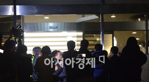 [포토]세월호 희생자 가족들, KBS 사과 거절당하고 청와대로 