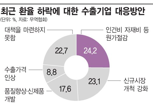 기업들 환율 급락에 깊은 시름