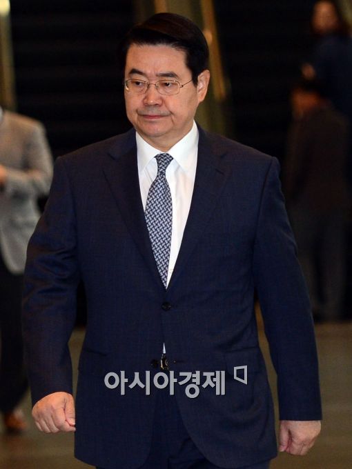 [포토]사장단 회의에 참석하는 김석 삼성증권 사장