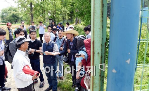 [포토]금수원 공개, 몰린 취재진들