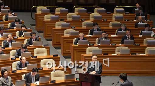 [포토]세월호 관련 대정부 질문 출석한 정홍원 총리