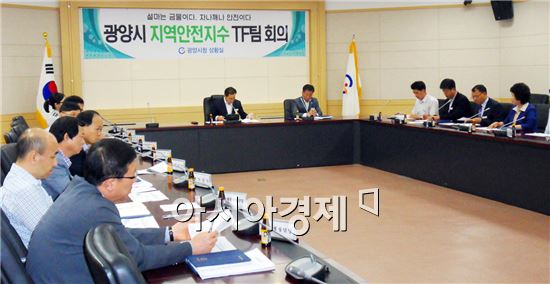 광양시, 지역안전지수 TF팀 회의 개최