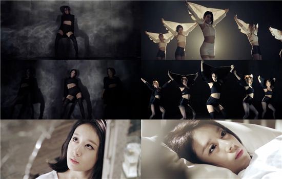 티아라 지연이 솔로곡 '1분1초'를 공개했다.(사진:지연 뮤직비디오 캡쳐)