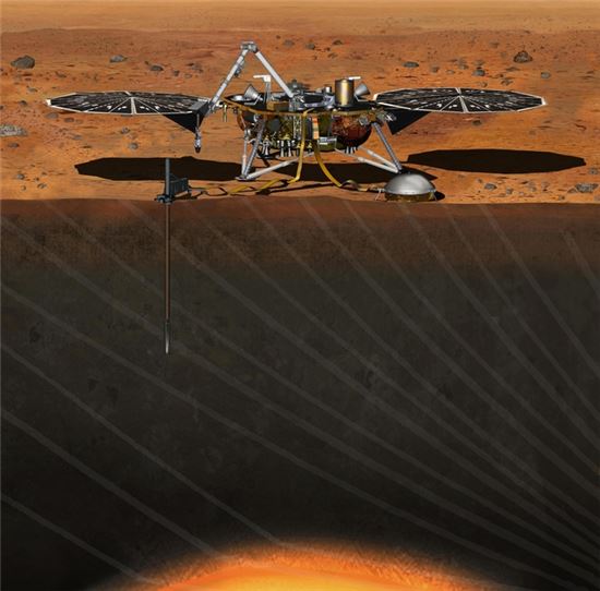 착륙탐사선 '인사이트' …화성 내부 뚫는다