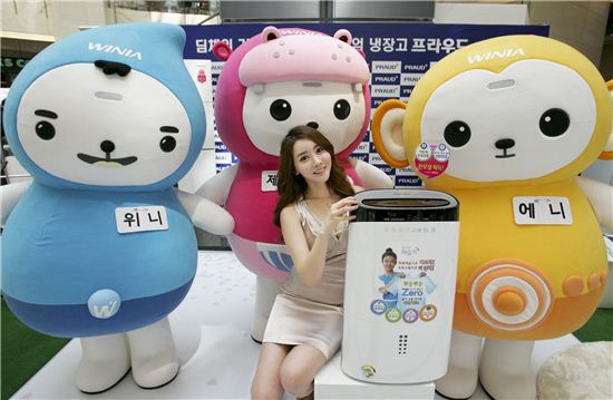 위니아, 여름 성수기 앞두고 브랜드 캐릭터 3종 공개