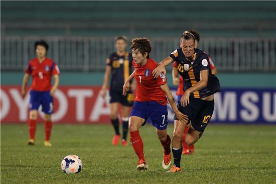 지소연 빠진 女축구대표팀, 아시안컵 결승행 실패