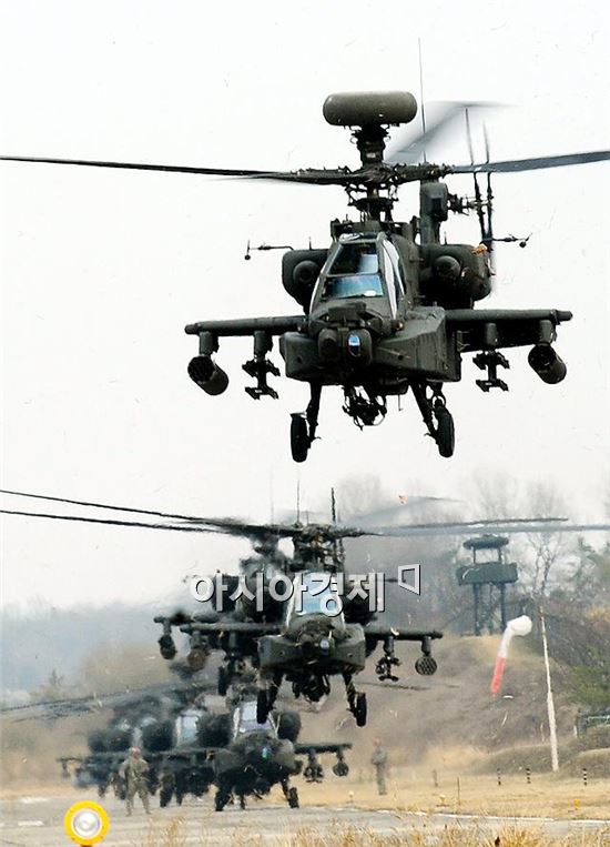 미국 보잉사의 아파치가디언(AH-64E)
