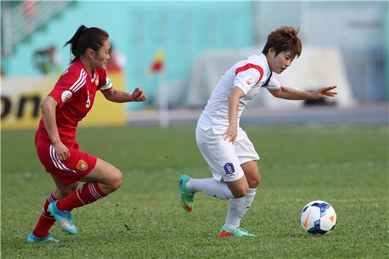 女축구대표팀, 중국에 져 아시안컵 4위