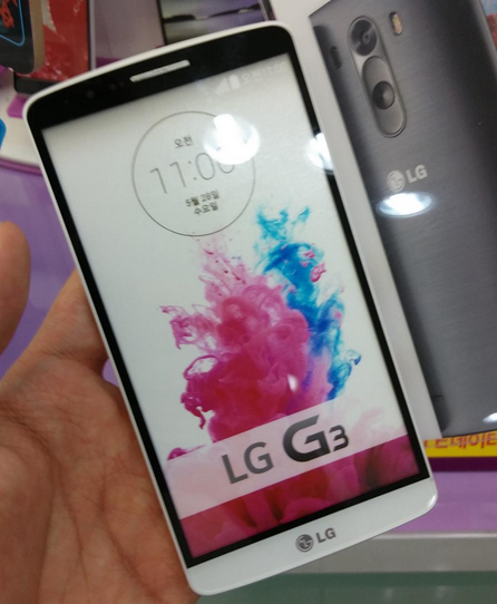LG G3, 이번엔 실물 모형 포착…"이렇게 생겼네"