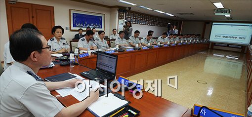 [포토]모두 발언하는 이성한 경찰청장