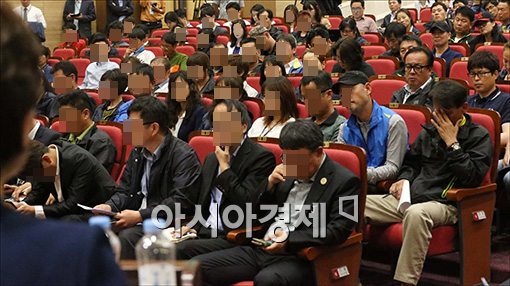 [포토]국회 찾은 세월호 참사 유가족들