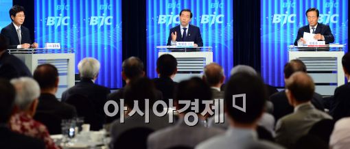 [포토]한국방송기자클럽, 서울시장 후보 초청 토론회
