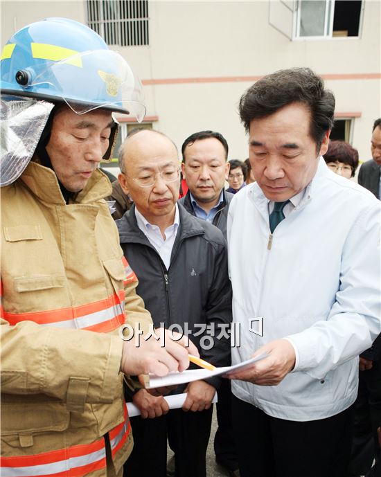 이낙연 후보, “무너지지 않는 ‘안전 전남’ 초석 놓겠다”