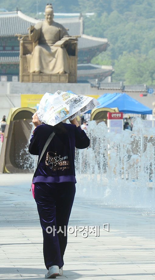 [포토]세종대왕님은 모르실 더위 