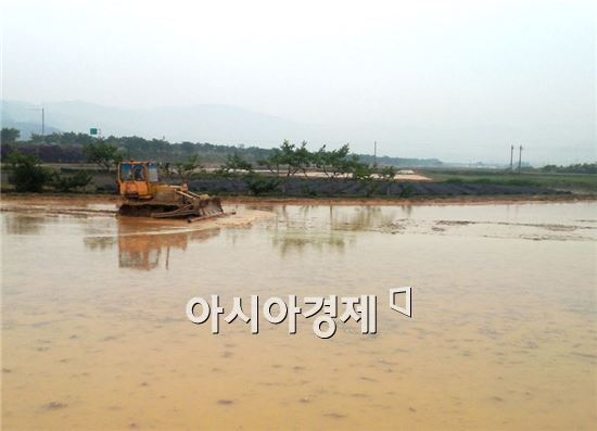 구례군, 해묵은 민원성 골재채취장 복구