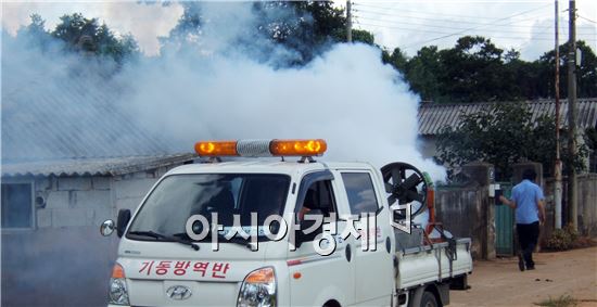 고창군, 하절기 방역 소독 돌입
