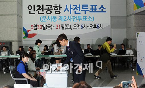 [포토]사전투표하는 박주영