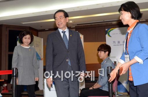 [포토]투표 마친 박원순 후보