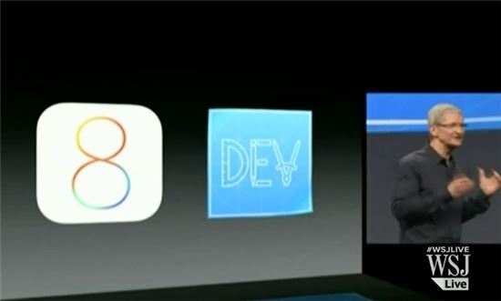 [WWDC2014]애플 iOS8·요세미티 공개…내용은?