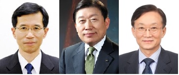 　(왼쪽부터) 김외현 현대중공업 사장, 고재호 대우조선해양 사장,  박대영 삼성중공업 사장