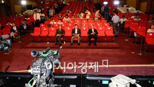 [포토]텅빈 야당 지도부