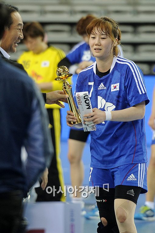 [포토]김온아, '오늘 경기의 MVP'