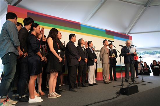 "한국 건축의 쾌거" 베니스 건축전 황금사자상 수상(종합) 