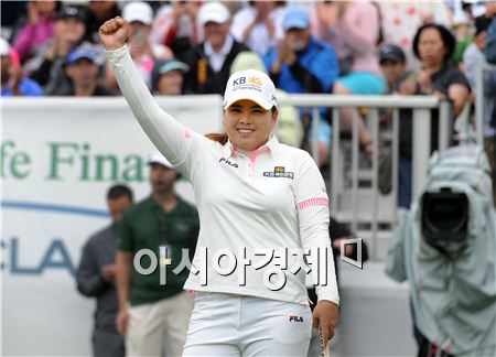 박인비, LPGA 시즌 첫 우승, 파3에서 홀인원 같은 '절정의 샷' 