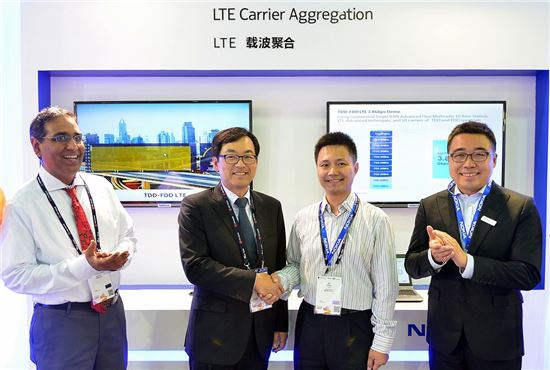 SKT "사상 최고 속도 3.8Gbps LTE-A 세계최초 시연 성공"