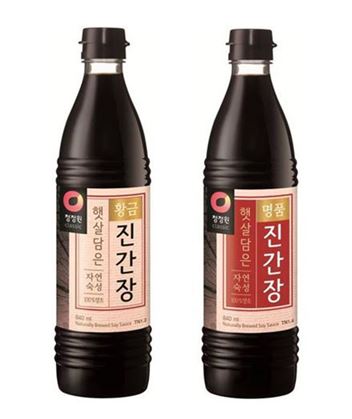 ▲ 청정원 '프리미엄 진간장 2종'
