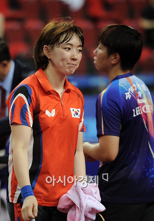 [포토]'얼짱'서효원,'4-3 승리했어요~'