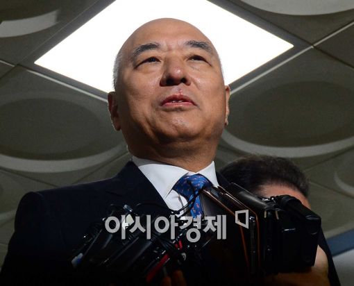 [포토]문창극 내정자, '국무총리에 향한 확고한 의지'