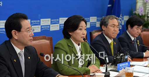 [포토]모두 발언하는 박영선 원내대표