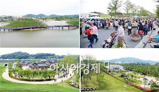 순천만정원, 관람객 100만명 초읽기 