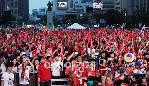 [포토]붉은악마,'시간은 중요하지 않아!'