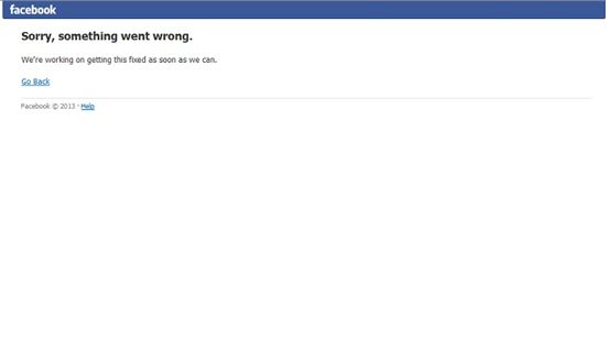 페이스북 오류 발생, 웹·모바일 모두 접속 불가 "현재 확인 중"