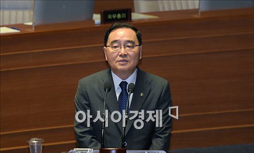 [포토]답변하는 정홍원 총리